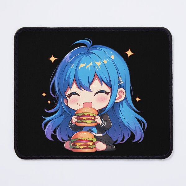Item preview, Sayaka Maizono Danganronpa Chibi Kawaii Burger Smile designed and sold by earlobejerk.