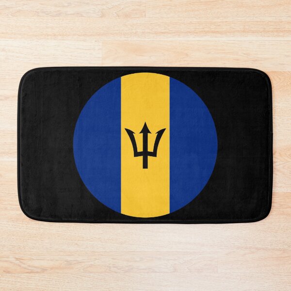 Item preview, Barbados Round Flag Barbadian Patriotic Heritage designed and sold by NTGUILTY.