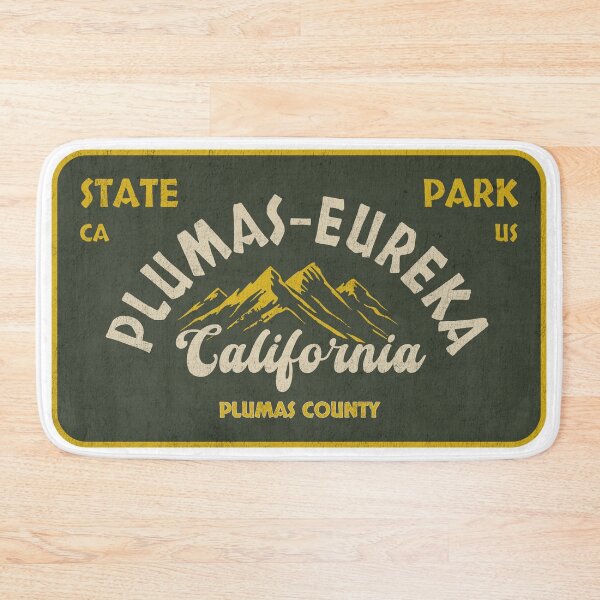 Item preview, Plumas-Eureka State Park, Plumas County, California, badge design designed and sold by Wanderful-roads.