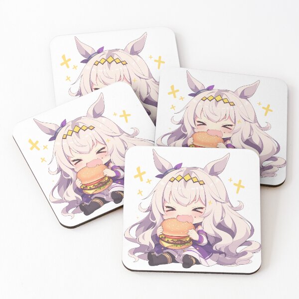 Item preview, Biwa Hayahide Uma Musume Pretty Derby Chibi Burger Calm designed and sold by earlobejerk.