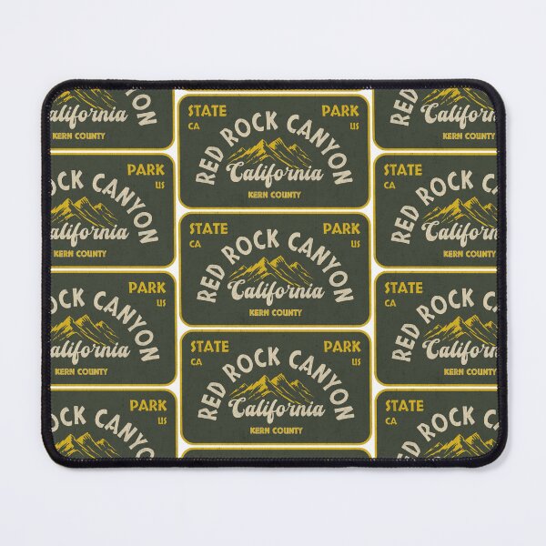 Item preview, Red Rock Canyon State Park, Kern County, California, badge design designed and sold by Wanderful-roads.