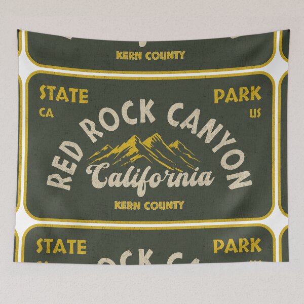 Item preview, Red Rock Canyon State Park, Kern County, California, badge design designed and sold by Wanderful-roads.