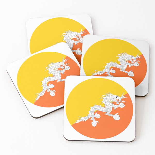 Item preview, Bhutan Round Flag Bhutanese Patriotic Heritage designed and sold by NTGUILTY.