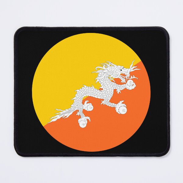 Item preview, Bhutan Round Flag Bhutanese Patriotic Heritage designed and sold by NTGUILTY.