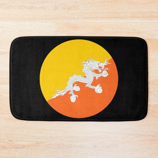 Item preview, Bhutan Round Flag Bhutanese Patriotic Heritage designed and sold by NTGUILTY.
