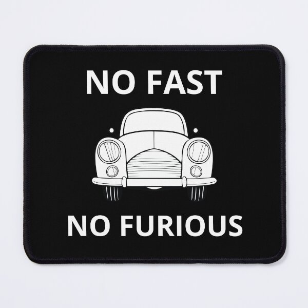 Item preview, No Fast No Furious – Funny Vintage Car Humor Design designed and sold by FreeArt2.