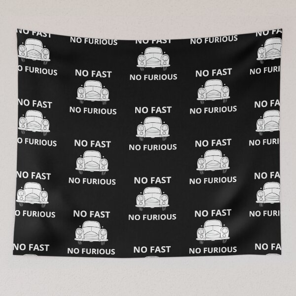 Item preview, No Fast No Furious – Funny Vintage Car Humor Design designed and sold by FreeArt2.