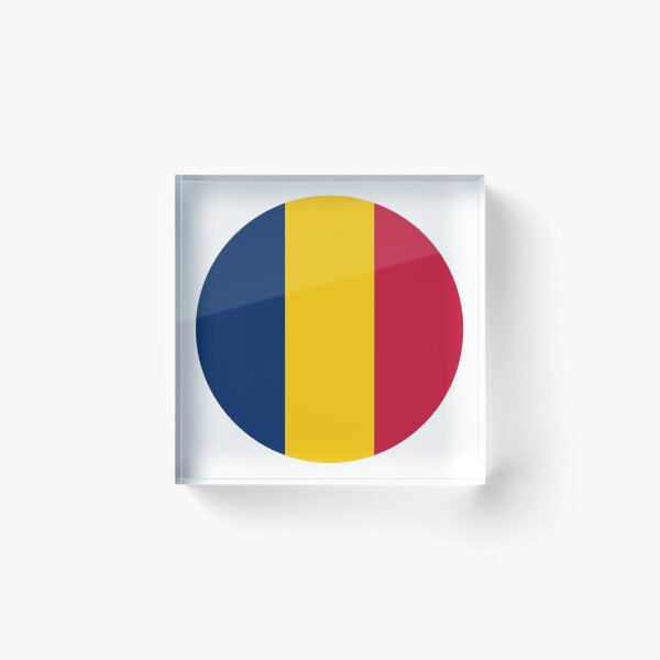 Artikelvorschau, Runde Flagge des Tschad – Patriotisches Erbe entworfen und verkauft von NTGUILTY.