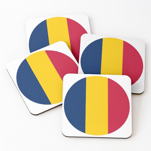 Item preview, Chad Round Flag Chadian Patriotic Heritage designed and sold by NTGUILTY.
