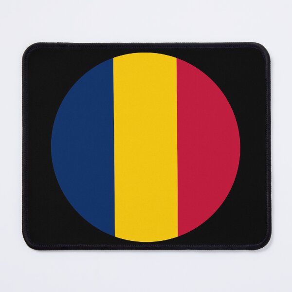 Item preview, Chad Round Flag Chadian Patriotic Heritage designed and sold by NTGUILTY.