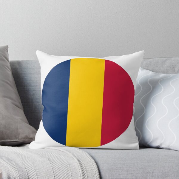 Item preview, Chad Round Flag Chadian Patriotic Heritage designed and sold by NTGUILTY.