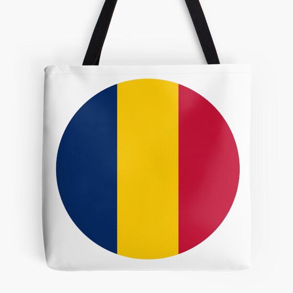 Item preview, Chad Round Flag Chadian Patriotic Heritage designed and sold by NTGUILTY.
