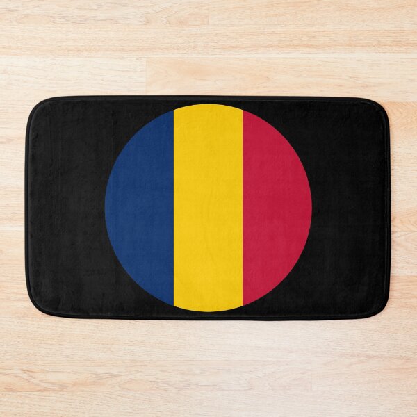 Item preview, Chad Round Flag Chadian Patriotic Heritage designed and sold by NTGUILTY.
