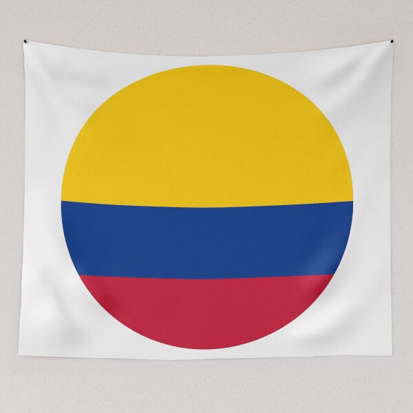 Item preview, Colombia Round Flag Colombian Patriotic Heritage designed and sold by NTGUILTY.
