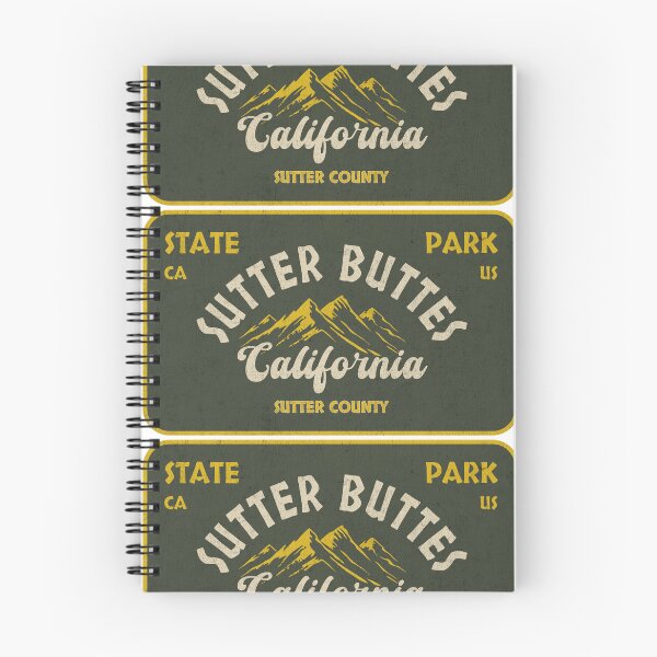 Item preview, Sutter Buttes State Park, Sutter County, California, badge design designed and sold by Wanderful-roads.