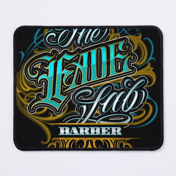 Item preview, The Fade Lab Barber Chicano Lettering Tattoo Style designed and sold by Prolificreate.