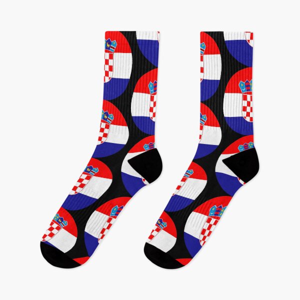 Item preview, Croatia Round Flag Croatian Patriotic Heritage designed and sold by NTGUILTY.