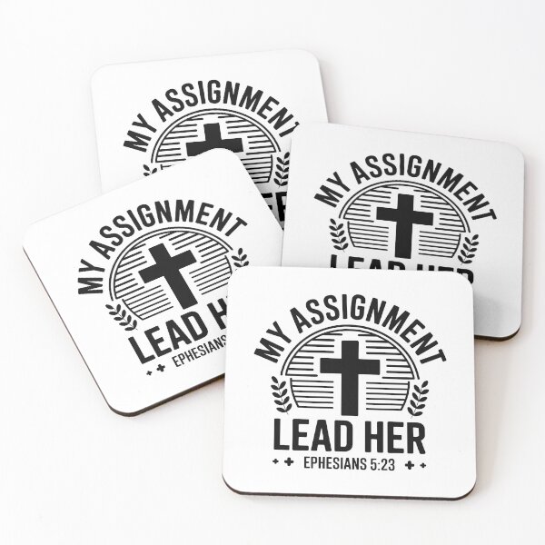 Item preview, My Assignment Lead Her Christian Shirt Ephesians 5:23 Bible Verse emblem style T-Shirt  designed and sold by Milosstudio.