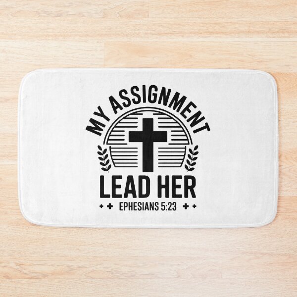 Item preview, My Assignment Lead Her Christian Shirt Ephesians 5:23 Bible Verse emblem style T-Shirt  designed and sold by Milosstudio.