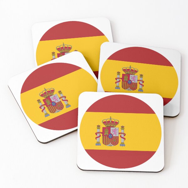 Item preview, Spain Round Flag Spanish Patriotic Heritage designed and sold by NTGUILTY.