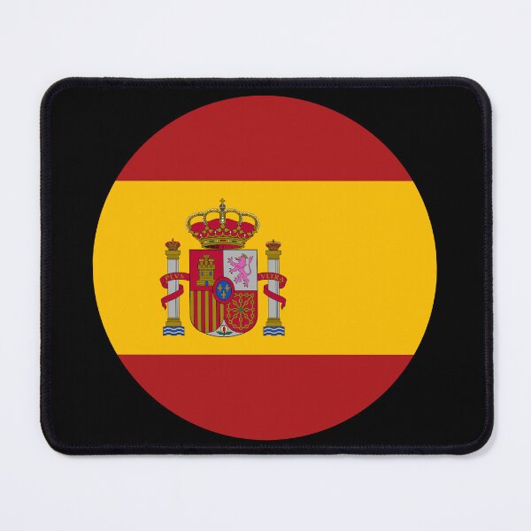 Item preview, Spain Round Flag Spanish Patriotic Heritage designed and sold by NTGUILTY.