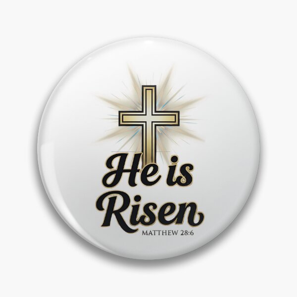 Item preview, Easter Cross He Is Risen Jesus Christian | Faithful Easter Resurrection Art Design designed and sold by MyTeeSh.