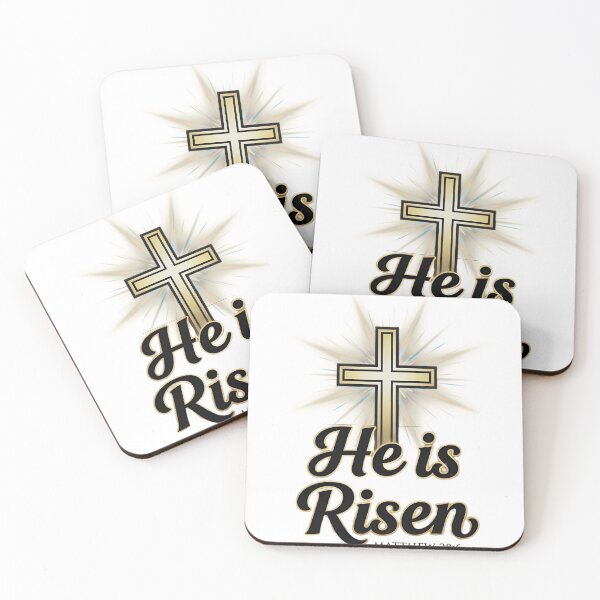 Item preview, Easter Cross He Is Risen Jesus Christian | Faithful Easter Resurrection Art Design designed and sold by MyTeeSh.