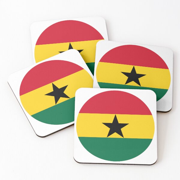 Item preview, Ghana Round Flag Ghanaian Patriotic Heritage designed and sold by NTGUILTY.