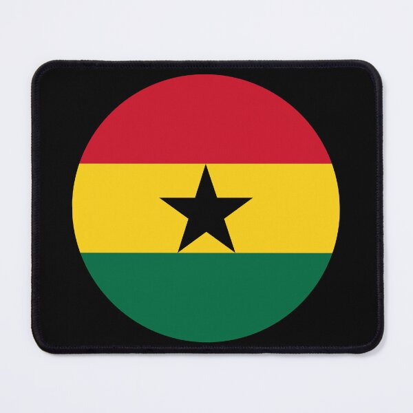 Item preview, Ghana Round Flag Ghanaian Patriotic Heritage designed and sold by NTGUILTY.