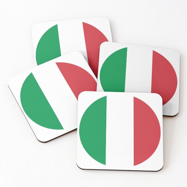 Item preview, Italy Round Flag Italian Patriotic Heritage designed and sold by NTGUILTY.