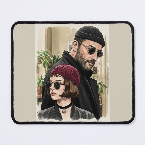 Item preview, Leon The Professional – Mathilda & Leon Duo Vintage Style Illustration designed and sold by LavinyArt.