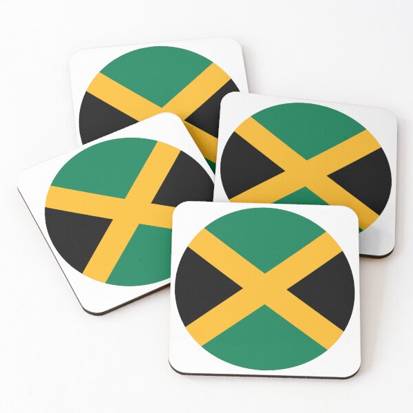 Item preview, Jamaica Round Flag Jamaican Patriotic Heritage designed and sold by NTGUILTY.
