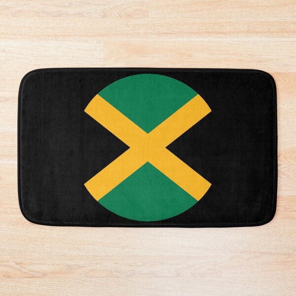Item preview, Jamaica Round Flag Jamaican Patriotic Heritage designed and sold by NTGUILTY.