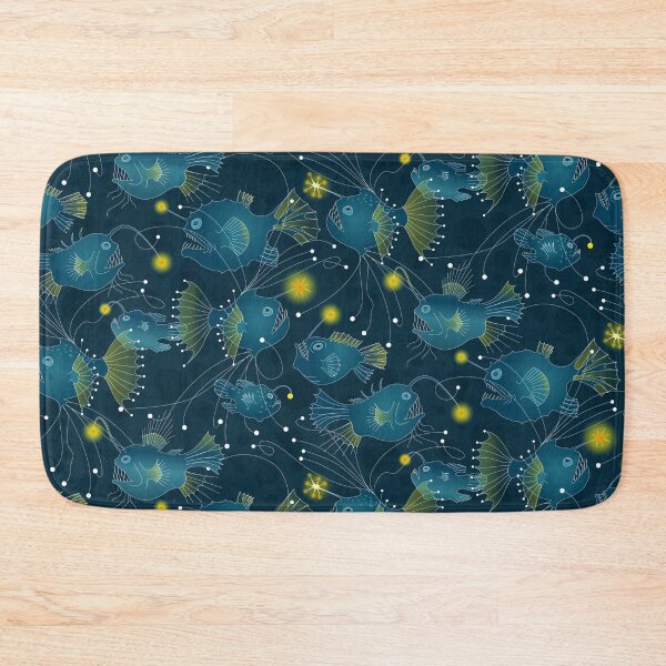 Item preview, Angler fish - blue designed and sold by kobyakov.