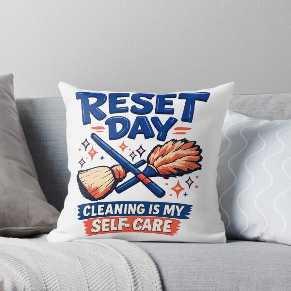Item preview, Reset Day Cleaning Is My Self Care Routine Humor designed and sold by VaultInk.
