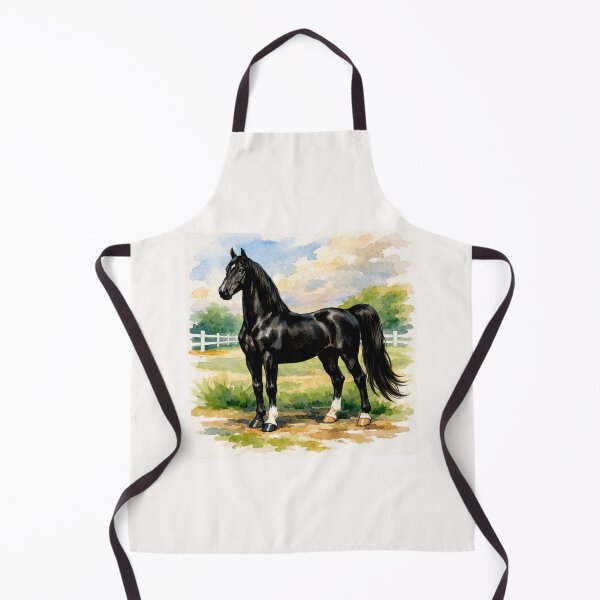 Item preview, Majestic American Saddlebreds in Snowy Harmony #1 designed and sold by Helios Be. Lavsh.