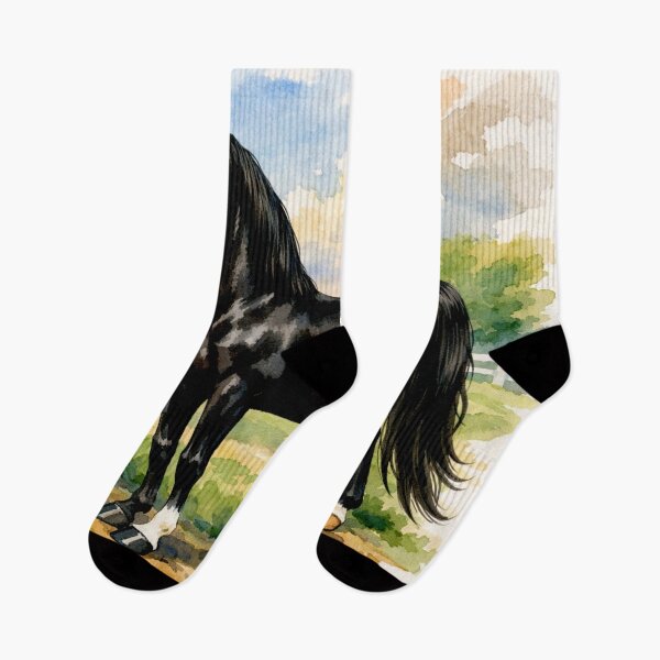Item preview, Majestic American Saddlebreds in Snowy Harmony #1 designed and sold by Helios Be. Lavsh.