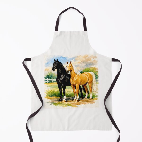 Item preview, Majestic American Saddlebreds in Snowy Harmony #2 designed and sold by Helios Be. Lavsh.