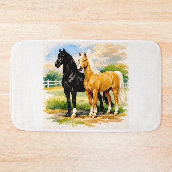 Item preview, Majestic American Saddlebreds in Snowy Harmony #2 designed and sold by Helios Be. Lavsh.
