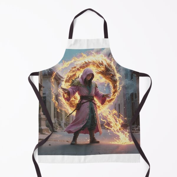 Item preview, Rebound Dragon Summoner – Fire Magic Fantasy Warrior designed and sold by Mirgonhood.