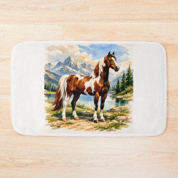 Item preview, Majestic American Saddlebreds in Snowy Harmony #3 designed and sold by Helios Be. Lavsh.