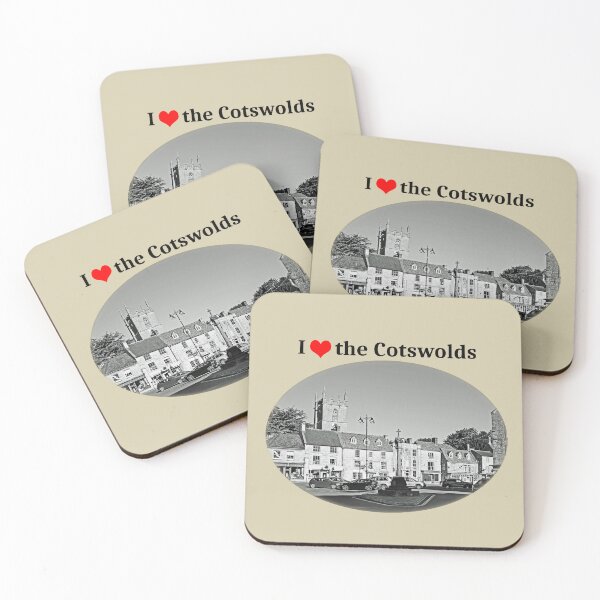 Item preview, I Love the Cotswolds (Stow on the Wold Market Place) designed and sold by Murph's Images.