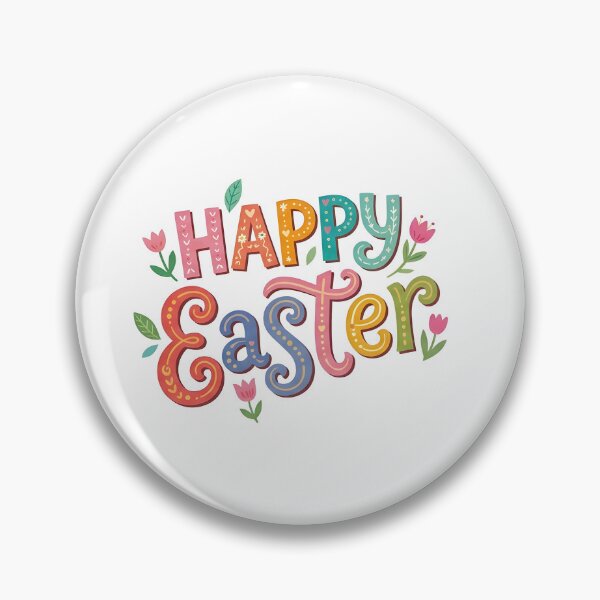 Item preview, Happy Easter Cute  Sticker – Colorful Spring Design designed and sold by stylishsketcher.