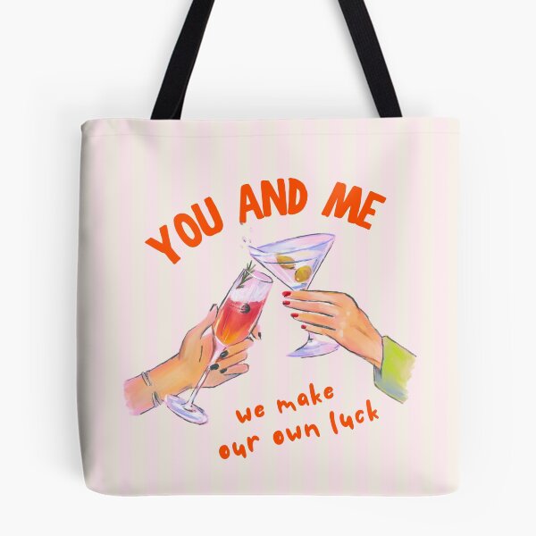 Item preview, You and Me Cocktail Cheers Friendship Quote Art designed and sold by OopsieDaisiesSh.