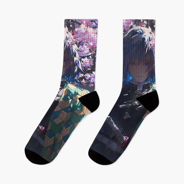 Item preview, Giyu Tomioka Demon Slayer Cherry Blossom Stillness designed and sold by earlobejerk.