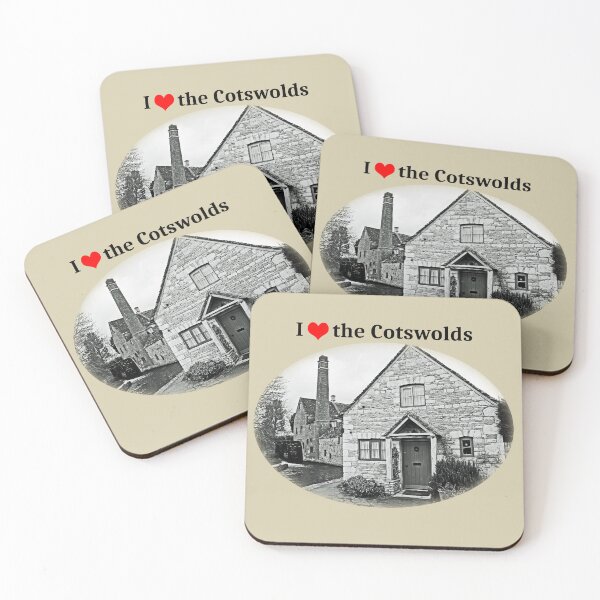 Item preview, I Love the Cotswolds (Lower Slaughter Mill) designed and sold by Murph's Images.