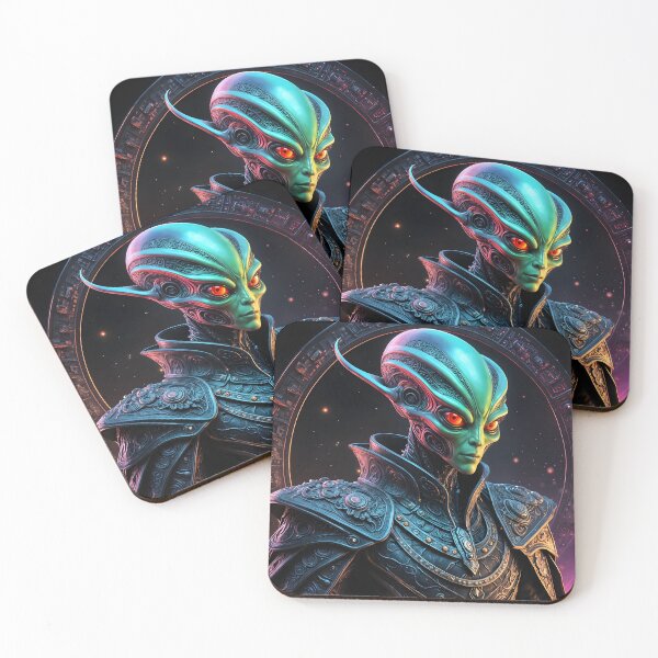 Item preview, Absolute extraterrestrial form: Emerald and Flame designed and sold by KunstGeist.
