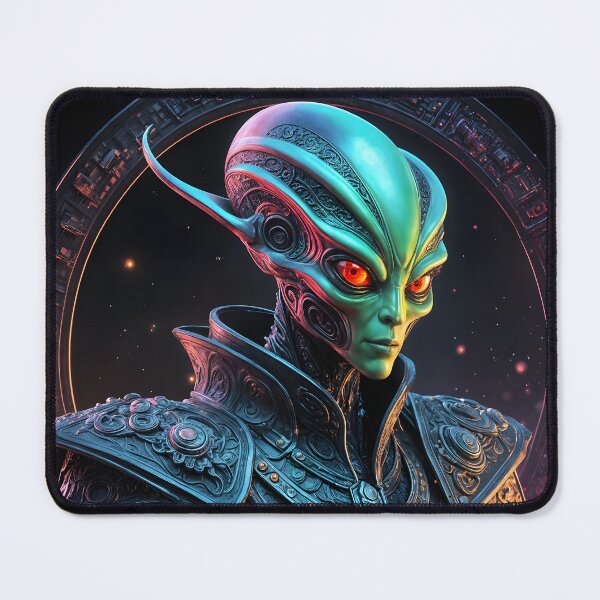 Item preview, Absolute extraterrestrial form: Emerald and Flame designed and sold by KunstGeist.