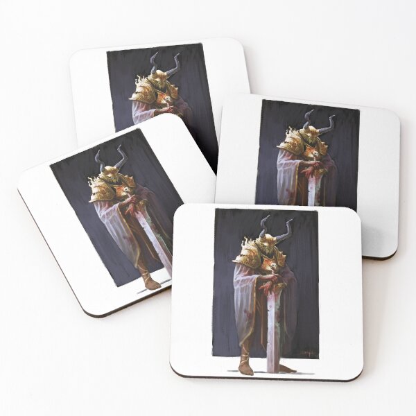 Item preview, Dark Fantasy War Priest – Occult Knight Illustration designed and sold by Alessandro Buffa Artist.