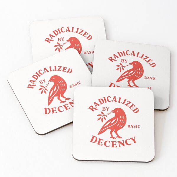 Item preview, Radicalized By Basic Decency Empowers Voices For Justice designed and sold by SkeletonsDanger.